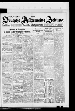 Deutsche allgemeine Zeitung vom 21.11.1924
