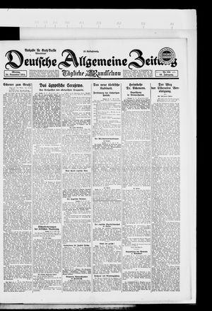 Deutsche allgemeine Zeitung vom 24.11.1924