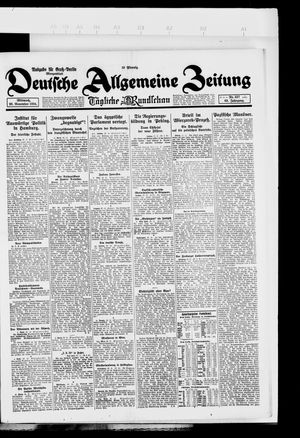 Deutsche allgemeine Zeitung on Nov 26, 1924