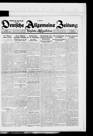 Deutsche allgemeine Zeitung vom 28.11.1924