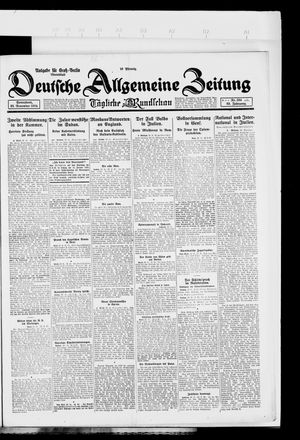 Deutsche allgemeine Zeitung vom 29.11.1924