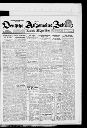 Deutsche allgemeine Zeitung on Nov 30, 1924