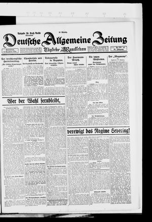 Deutsche allgemeine Zeitung vom 06.12.1924