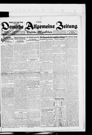 Deutsche allgemeine Zeitung on Dec 10, 1924