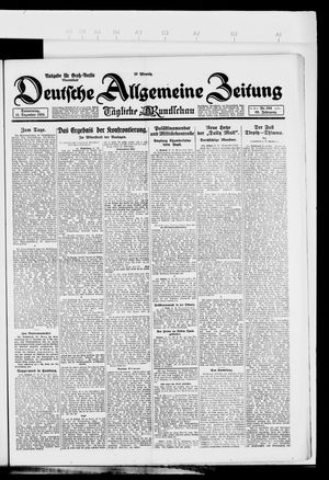 Deutsche allgemeine Zeitung on Dec 11, 1924