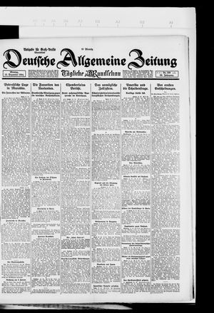 Deutsche allgemeine Zeitung on Dec 15, 1924