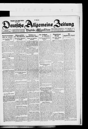 Deutsche allgemeine Zeitung vom 16.12.1924