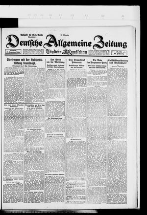 Deutsche allgemeine Zeitung on Dec 17, 1924