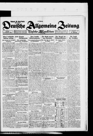 Deutsche allgemeine Zeitung on Dec 19, 1924