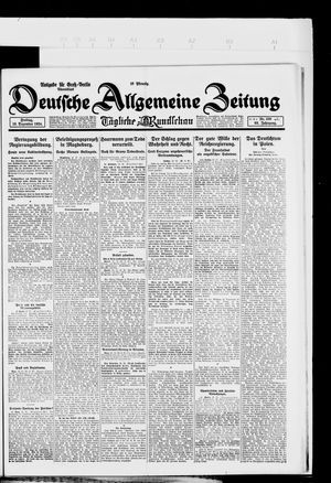 Deutsche allgemeine Zeitung vom 19.12.1924