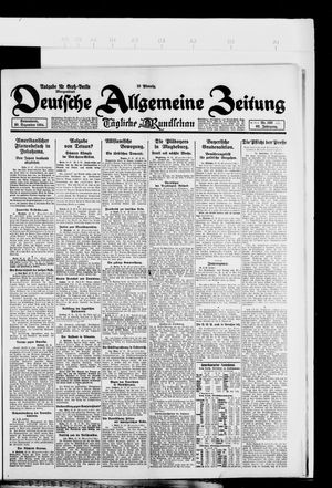 Deutsche allgemeine Zeitung vom 20.12.1924