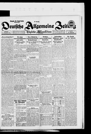Deutsche allgemeine Zeitung on Dec 21, 1924