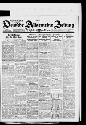 Deutsche allgemeine Zeitung vom 24.12.1924