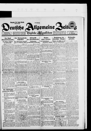 Deutsche allgemeine Zeitung vom 25.12.1924
