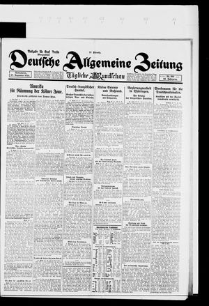 Deutsche allgemeine Zeitung on Dec 27, 1924
