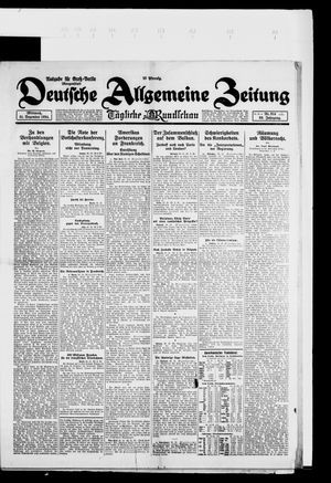 Deutsche allgemeine Zeitung vom 31.12.1924