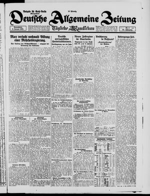 Deutsche allgemeine Zeitung vom 03.01.1925