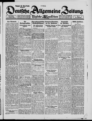 Deutsche allgemeine Zeitung vom 03.01.1925
