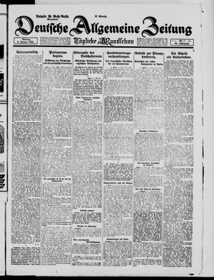 Deutsche allgemeine Zeitung vom 05.01.1925