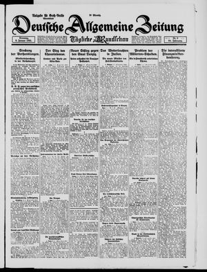 Deutsche allgemeine Zeitung vom 06.01.1925