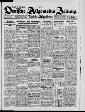 Deutsche allgemeine Zeitung vom 07.01.1925