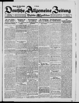 Deutsche allgemeine Zeitung vom 07.01.1925