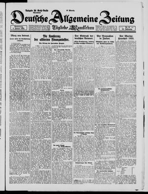 Deutsche allgemeine Zeitung vom 08.01.1925
