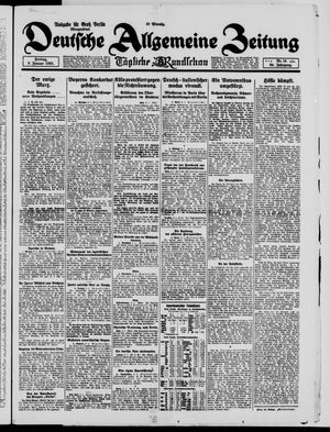 Deutsche allgemeine Zeitung vom 09.01.1925