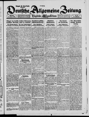 Deutsche allgemeine Zeitung vom 14.01.1925