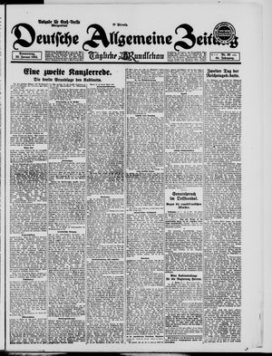 Deutsche allgemeine Zeitung vom 22.01.1925