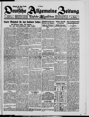 Deutsche allgemeine Zeitung vom 23.01.1925