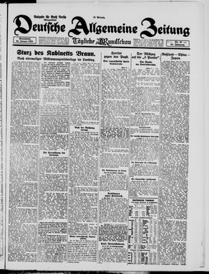 Deutsche allgemeine Zeitung vom 24.01.1925