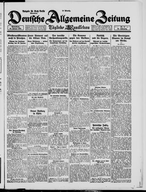 Deutsche allgemeine Zeitung vom 24.01.1925