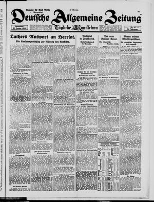Deutsche allgemeine Zeitung vom 31.01.1925