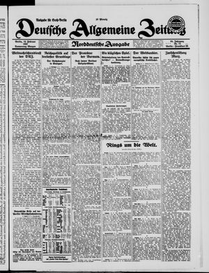 Deutsche allgemeine Zeitung vom 12.02.1925