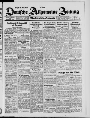 Deutsche allgemeine Zeitung vom 12.02.1925