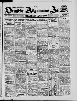 Deutsche allgemeine Zeitung vom 22.02.1925