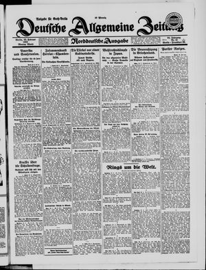 Deutsche allgemeine Zeitung vom 23.02.1925