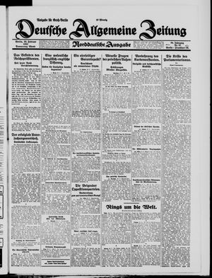 Deutsche allgemeine Zeitung vom 26.02.1925