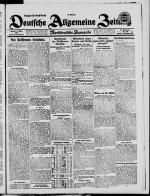 Deutsche allgemeine Zeitung vom 05.03.1925
