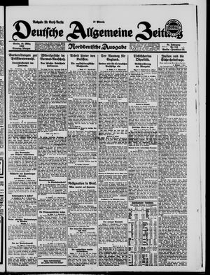 Deutsche allgemeine Zeitung vom 10.03.1925