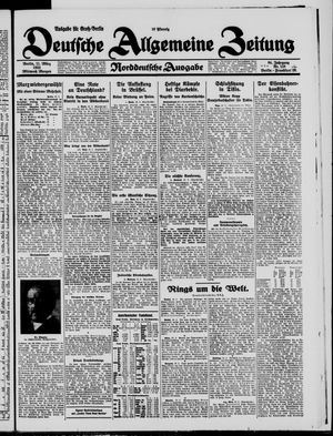 Deutsche allgemeine Zeitung vom 11.03.1925