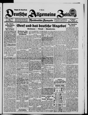 Deutsche allgemeine Zeitung vom 13.03.1925