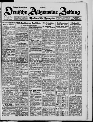 Deutsche allgemeine Zeitung vom 15.03.1925