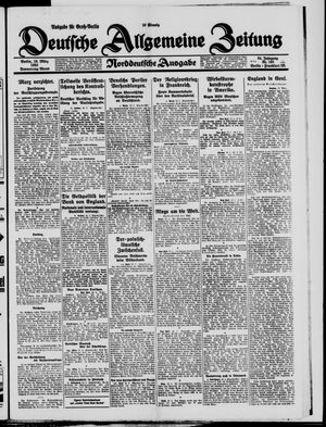 Deutsche allgemeine Zeitung vom 19.03.1925