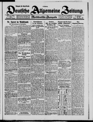Deutsche allgemeine Zeitung vom 21.03.1925