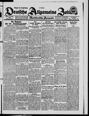Deutsche allgemeine Zeitung vom 23.03.1925