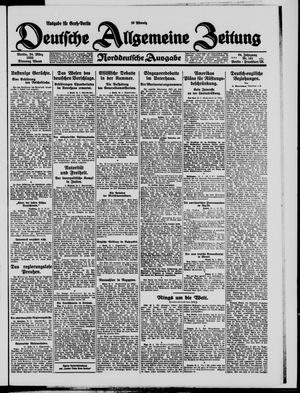 Deutsche allgemeine Zeitung vom 24.03.1925