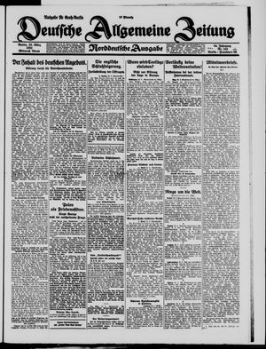 Deutsche allgemeine Zeitung vom 25.03.1925