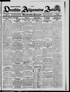 Deutsche allgemeine Zeitung vom 26.03.1925